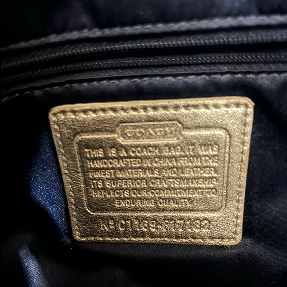 Denim Coach purse - Picture 5 of 6